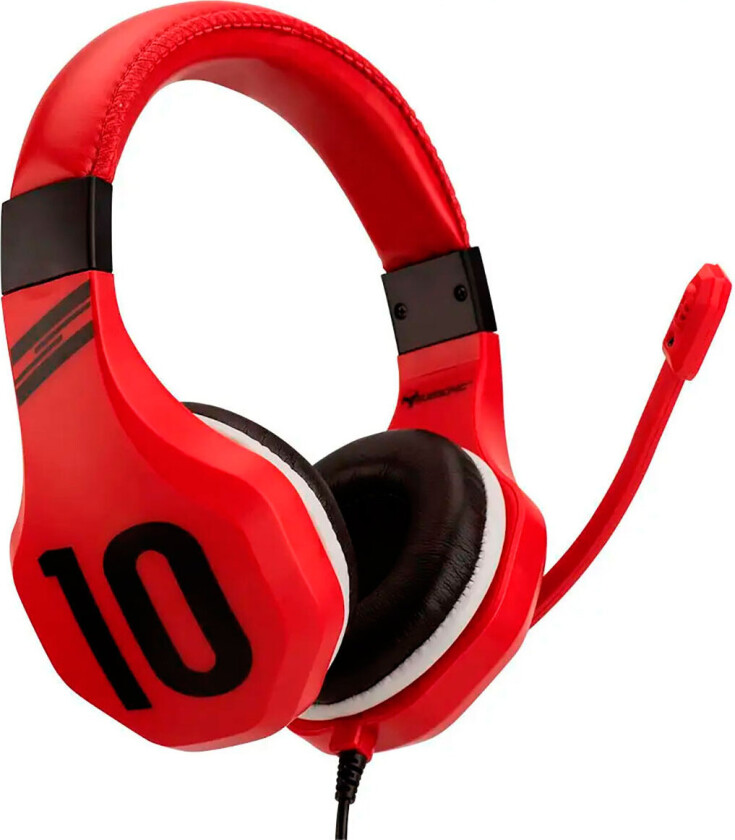 Subsonic Gaming Football Headset (3,5 mm) Rød
