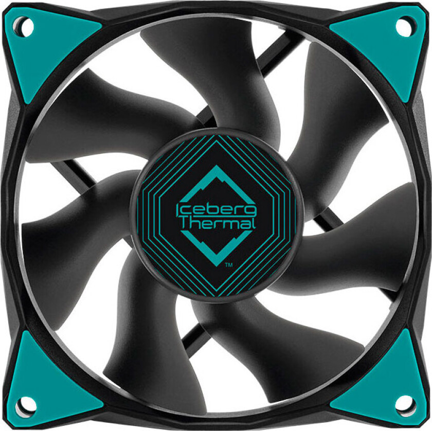 Iceberg Thermal IceGALE PC-vifte (2000RPM) 80mm - Svart