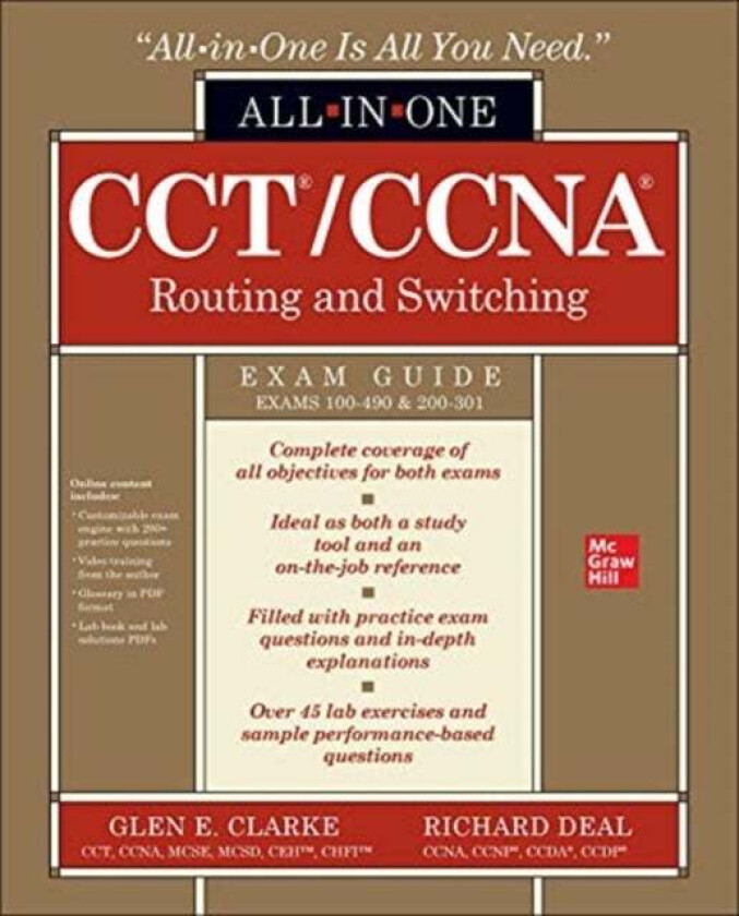 CCT/CCNA Routing and Switching All-in-One Exam Guide (Exams 100-490 & 200-301) av Glen Clarke, Richard Deal