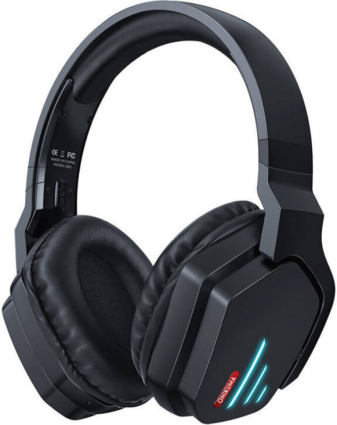 Onikuma B60 Bluetooth Gaming Headset (5 timer) Svart