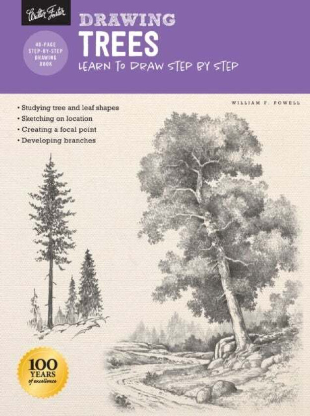 Drawing: Trees with William F. Powell av William F. Powell