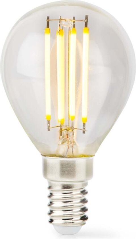 LED lyspære E14 | G45 | 4.5 W | 470 lm | 2700 K | Dimbar | Varm Hvit | Retro Style | 1 stk. | Klart