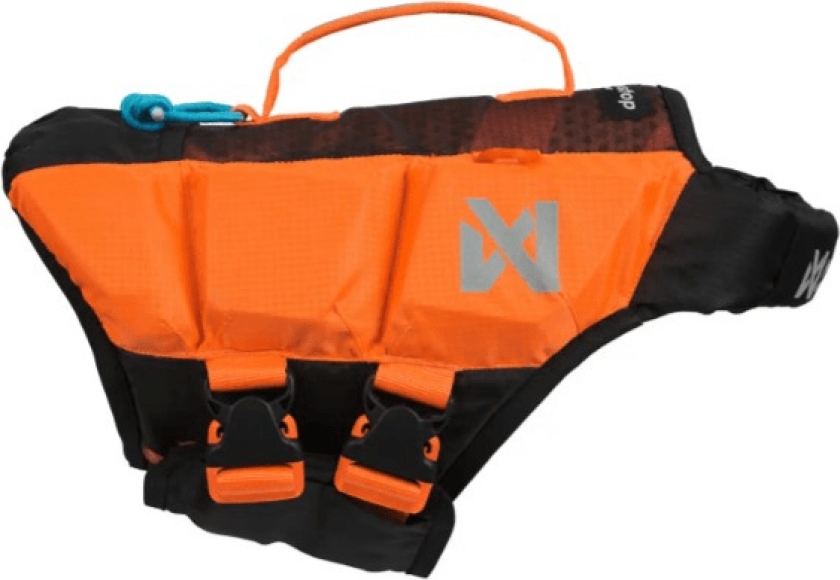 Non-Stop Dogwear Protector Redningsvest til hund Oransje & Svart (7)