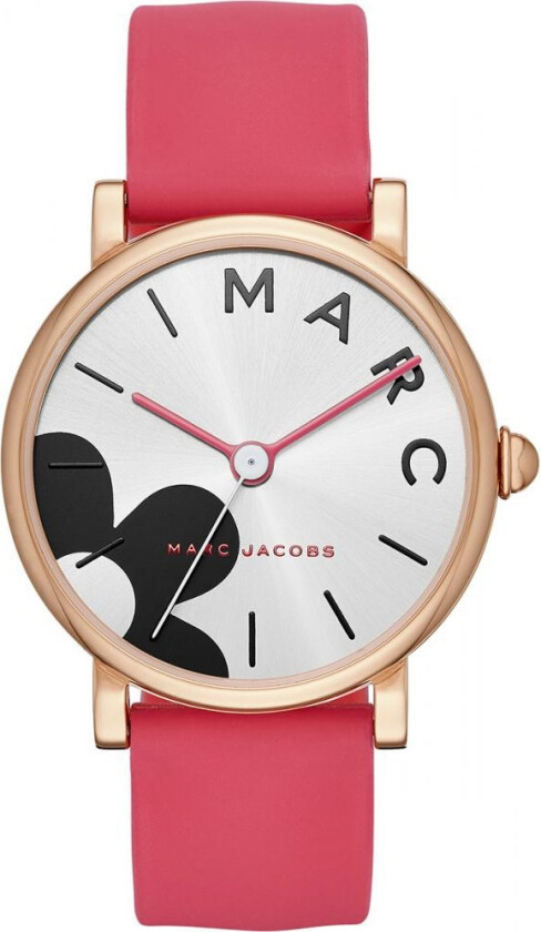 Marc Jacobs Classic MJ1623 - Kvarts - Rosegull - Dameklokker - Silikon - Mineral