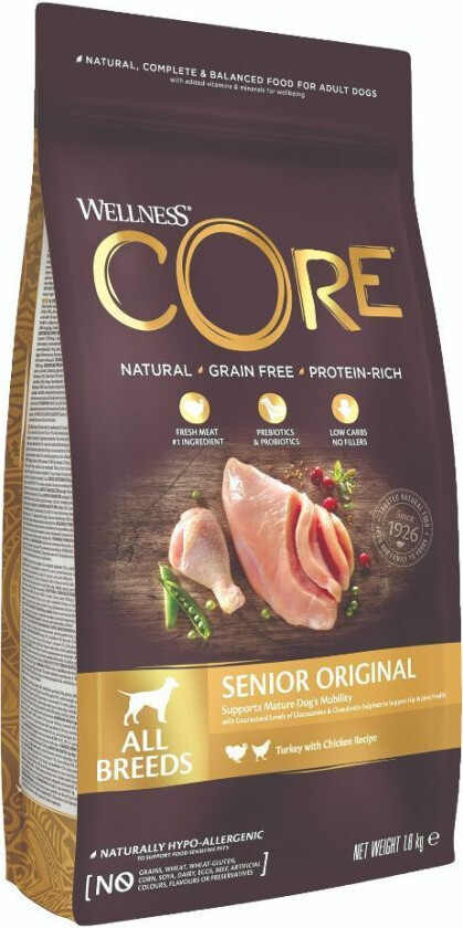 Senior Original All Breeds Tørrfôr til hund 1,8 kg