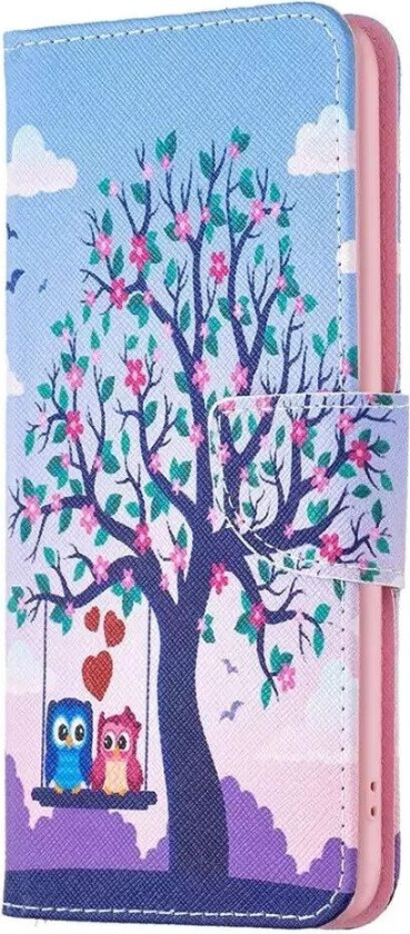 iPhone 14 Pro Max BINFIN Flip Deksel med Kortholder - To Ugler