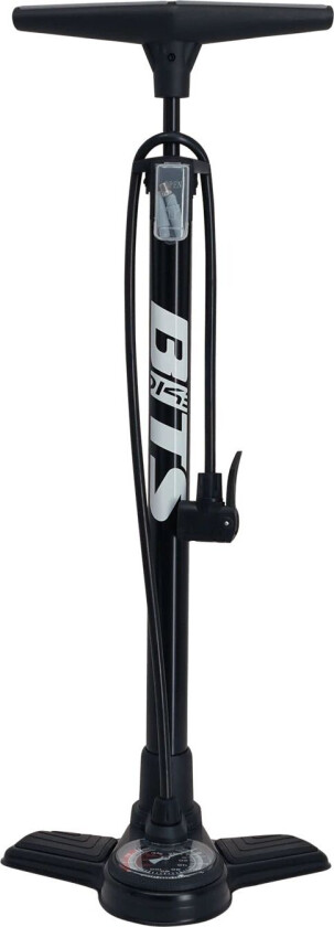 Bits Floorpump, sykkelpumpe, gulvpumpe BLACK