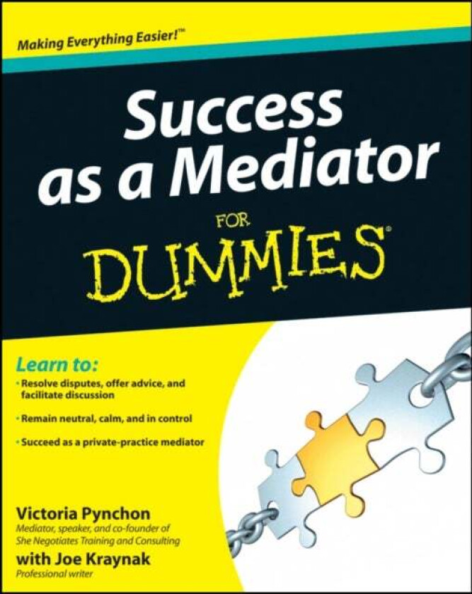 Success as a Mediator For Dummies av Victoria Pynchon