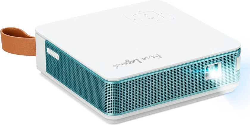 PV12 Mini Bærbar LED-projektor m/batteri (854x480) Grønn