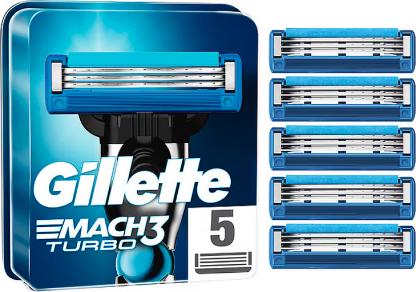 Bilde av Mach3 Turbo Men’s Razor Blade Refills 5pcs