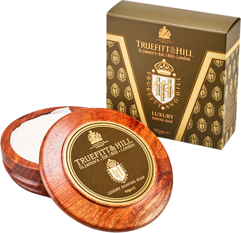 Truefitt & Hill Luxury Shaving Soap in Wooden Bowl