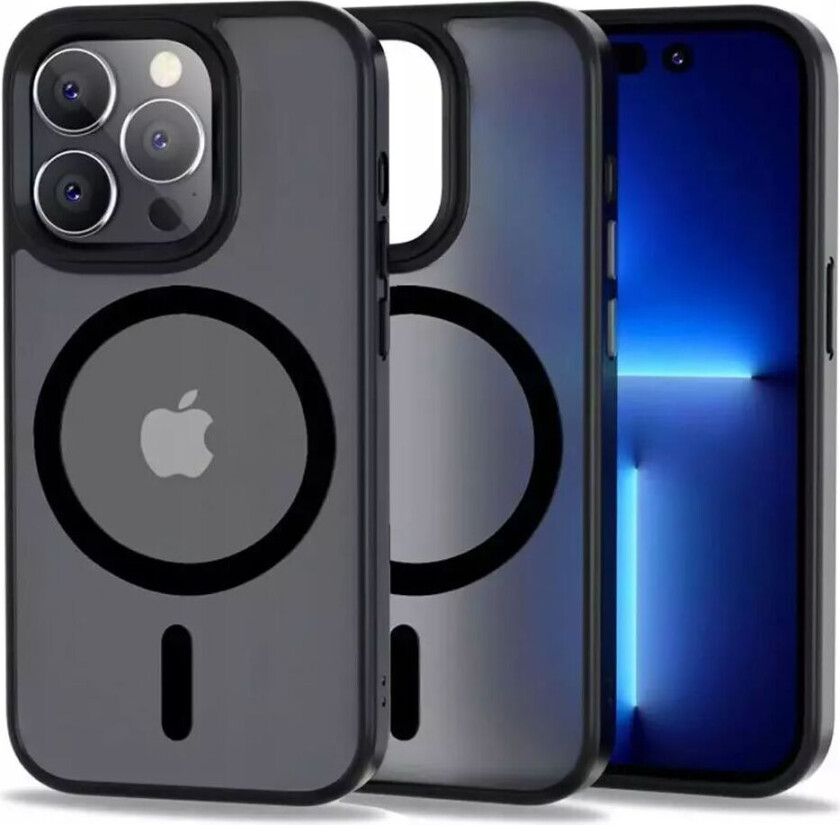 Tech-Protect iPhone 14 Pro Tech-Protect Magmat Deksel - MagSafe Kompatibel - Matt Svart