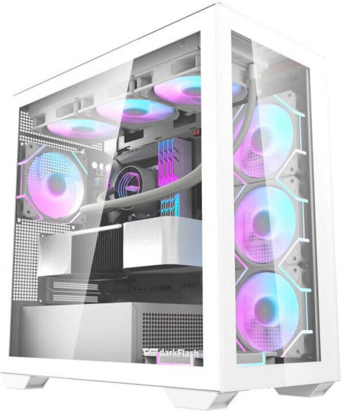 Darkflash DLM4000 PC-skap m/RGB (M-ATX/ITX)