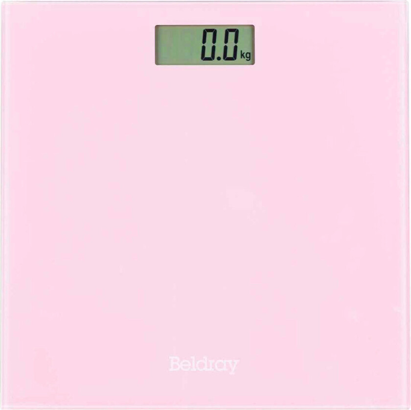 Beldray badevekt m/LED-skjerm (180 kg) Rosa
