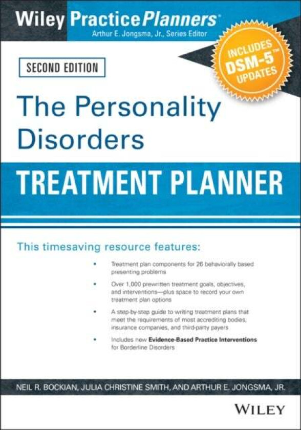 The Personality Disorders Treatment Planner: Includes DSM-5 Updates av Neil R. (Chicago Illinois) Bockian, Julia C. Smith, David J. Berghuis