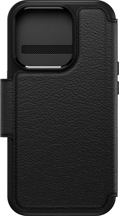 OtterBox Strada MagSafe Deksel iPhone 15 Pro (Flip) Shadow Black
