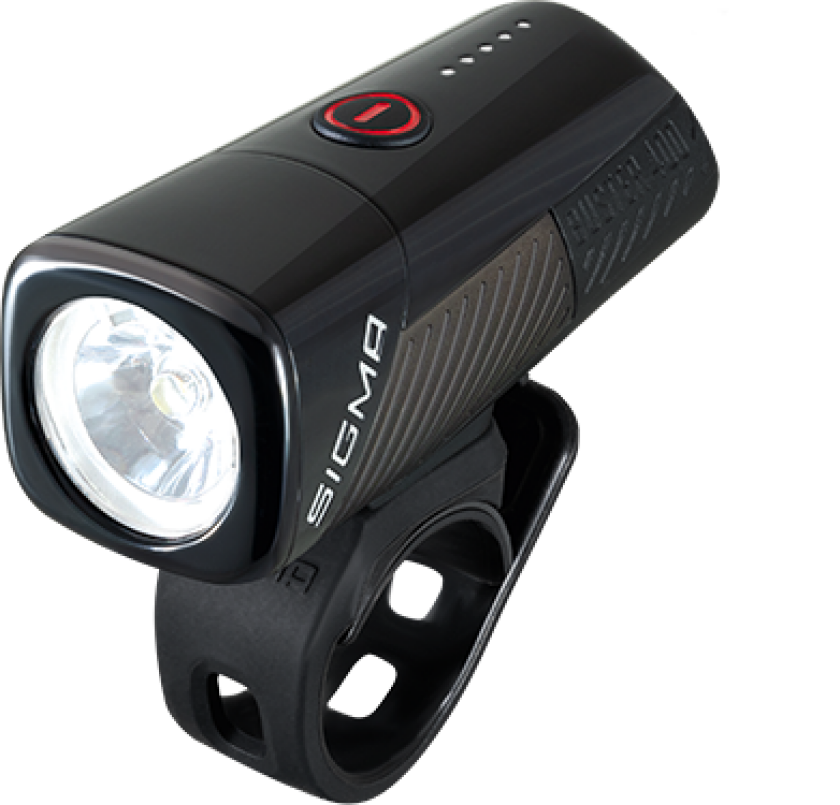 Front light Buster FL 400 Black Li-Ion, An all-rounder with 400 lumens at 120 metres, it gives a good view of nearby roads and pathways. Fi, USB