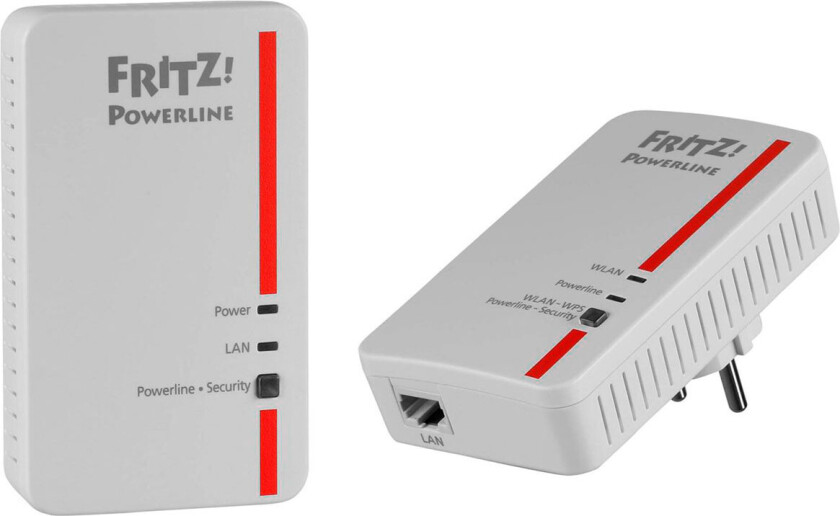 AVM Fritz 1240E Powerline-sett med WiFi (1200mbps)