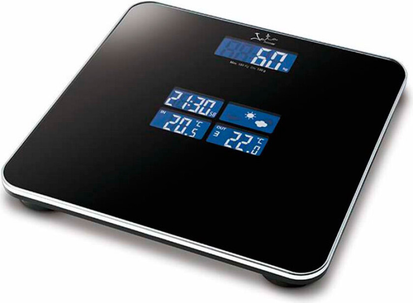 Jata 530 Meteo Elektrisk Badevekt m/værmelding (180 kg) Glas
