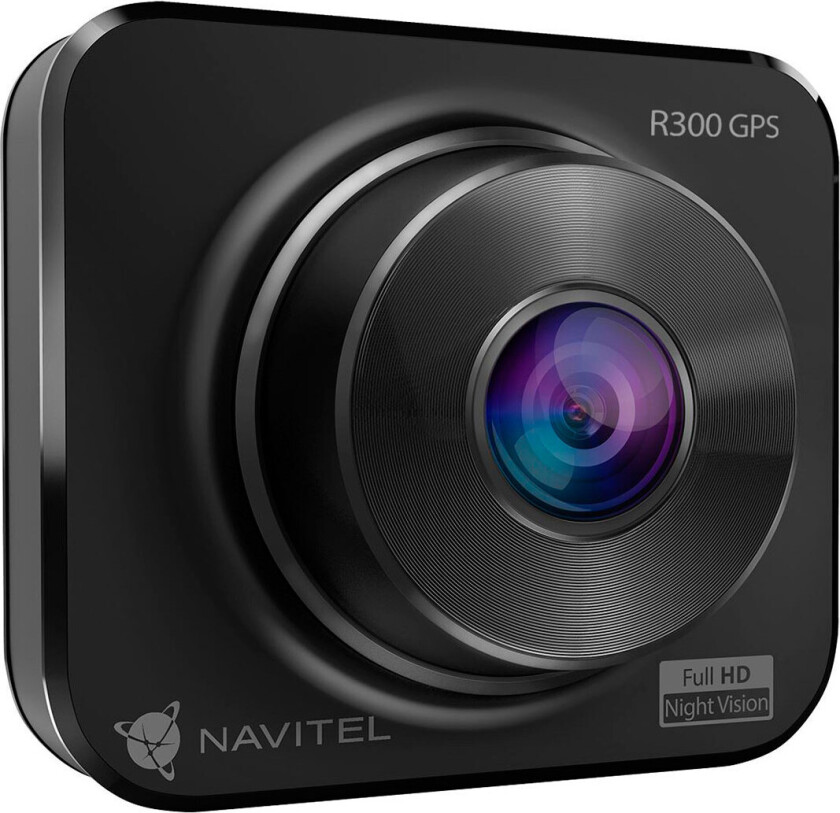 Navitel DVR R300 2tm bilkamera m/GPS - 140 grader (1920x1080/30fps)