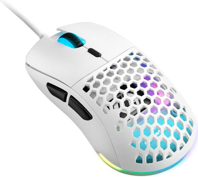 Sharkoon Shark Light 180 Gaming mus (USB) Hvit