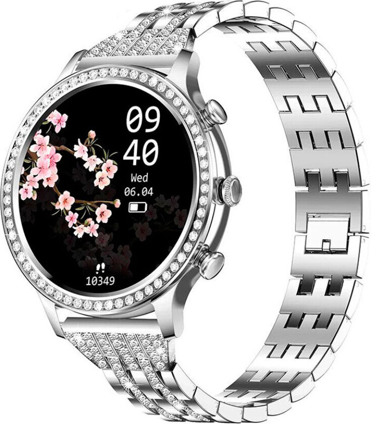 Manta SWD01SL Diamond Lusso Smartwatch 1.3tm - Sølv