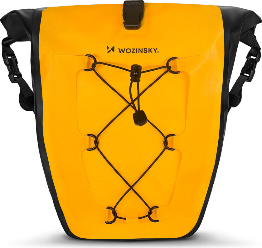 Wozinsky WBB24YE Vanntett sykkelveske m/bagasjebærer (25 liter) Gul
