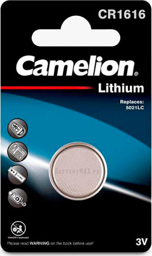 Camelion CR1616 knappcellebatteri 3V (litium)