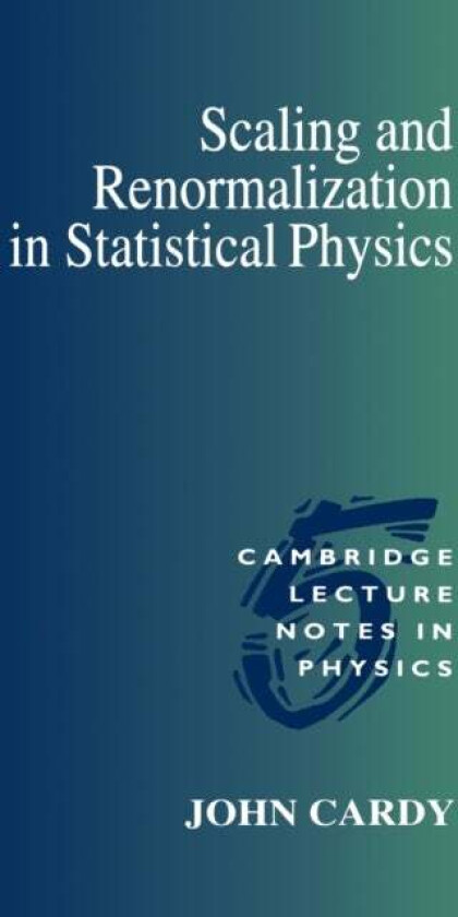 Scaling and Renormalization in Statistical Physics av John (University of Oxford) Cardy