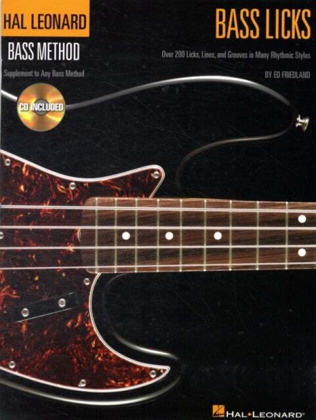 Hal Leonard Bass Method - Bass Licks av Ed Friedland