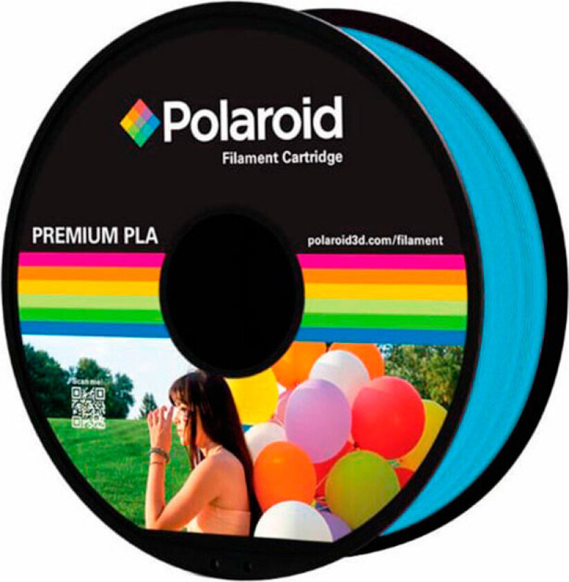 PLA Filament patron (1,75 mm) 1 kg - Lyseblå