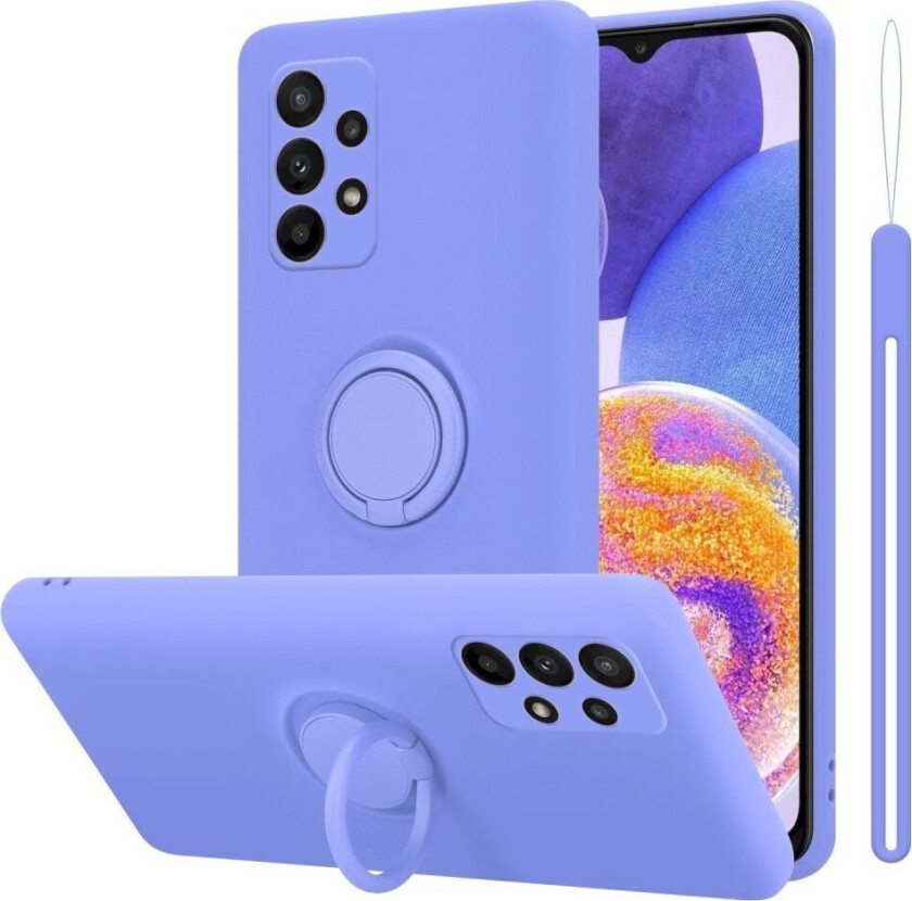 Silikondeksel til Galaxy A23 4G / 5G Deksel av fleksibelt TPU-silikon