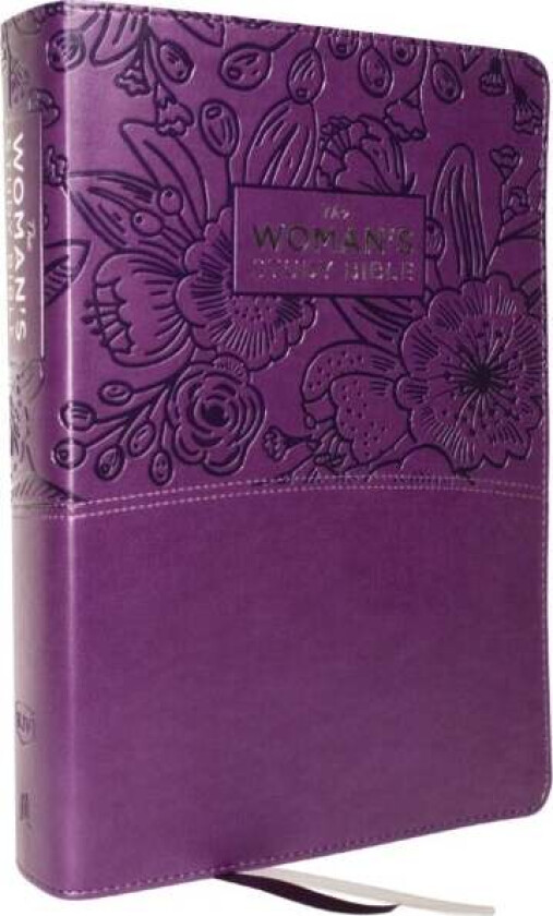 KJV, The Woman's Study Bible, Purple Leathersoft, Red Letter, Full-Color Edition, Comfort Print