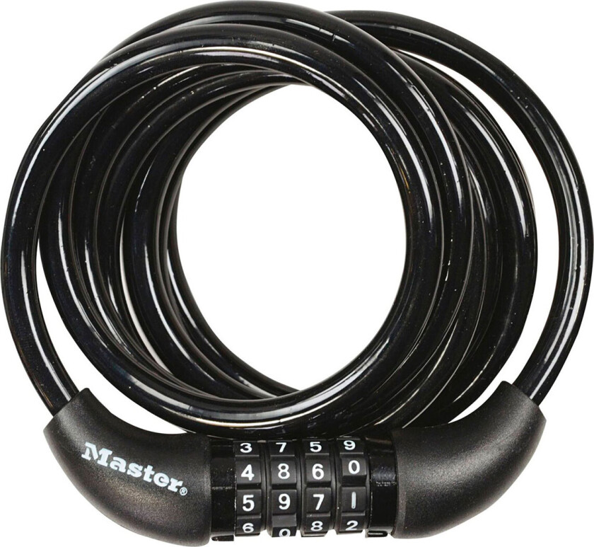 Master Lock 8221EURDPRO Kjedelås for sykkel - 1,8m (Kode)