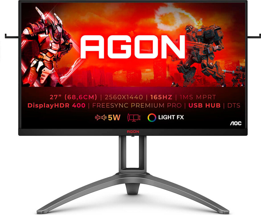 AOC Agon AG273QX 27tm LED - 2560x1440/165Hz - VA, 1ms