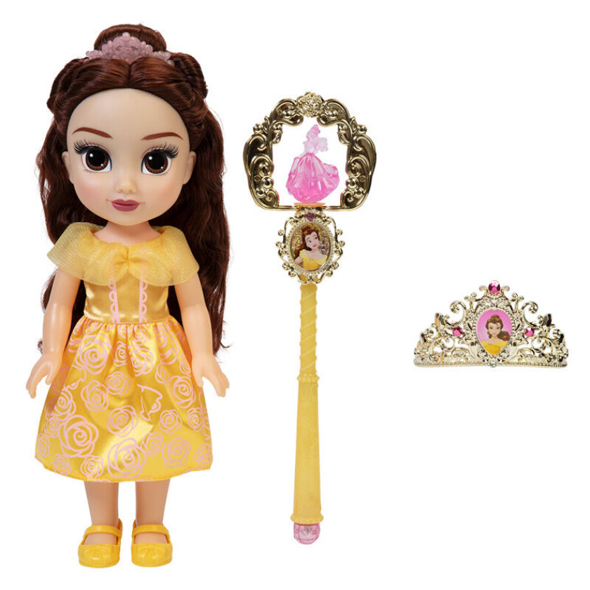 Princess - Belle Dukke Med Tiara