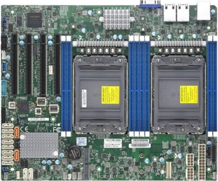 X12DPL-NT6 Hovedkort - Intel C621A - Intel LGA4189 socket - DDR4 RAM - ATX
