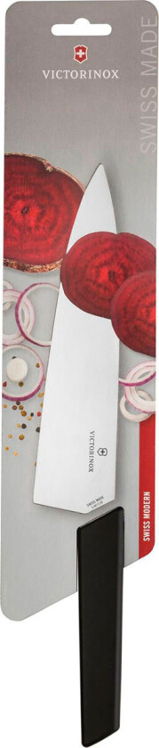 Swiss Modern kjøkkenkniv (20cm) Svart