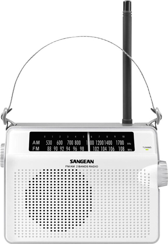 PR-D6 - Personlig radio - 1 watt - hvit