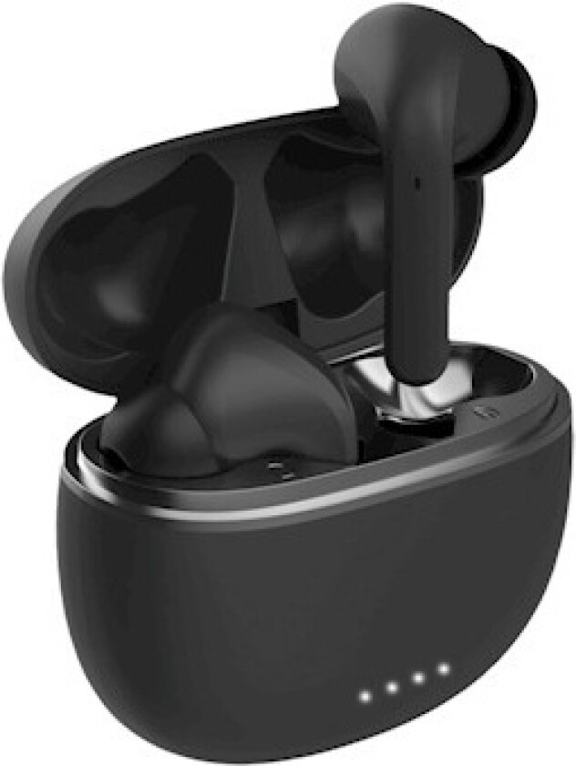 Forever TWE-210 Bluetooth ANC TWS ørepropper (9 timer) Svarte