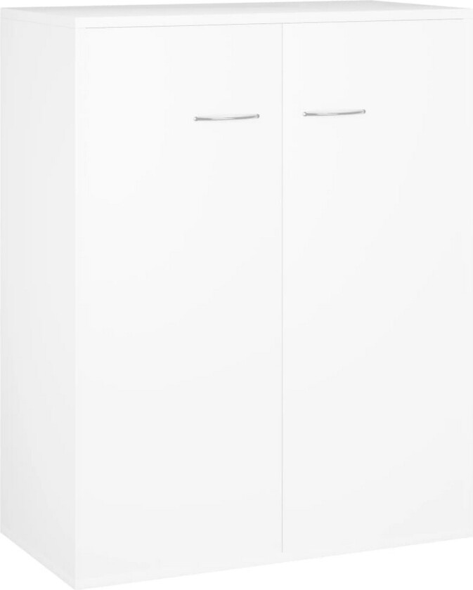 Skjenk hvit 60x30x75 cm sponplate