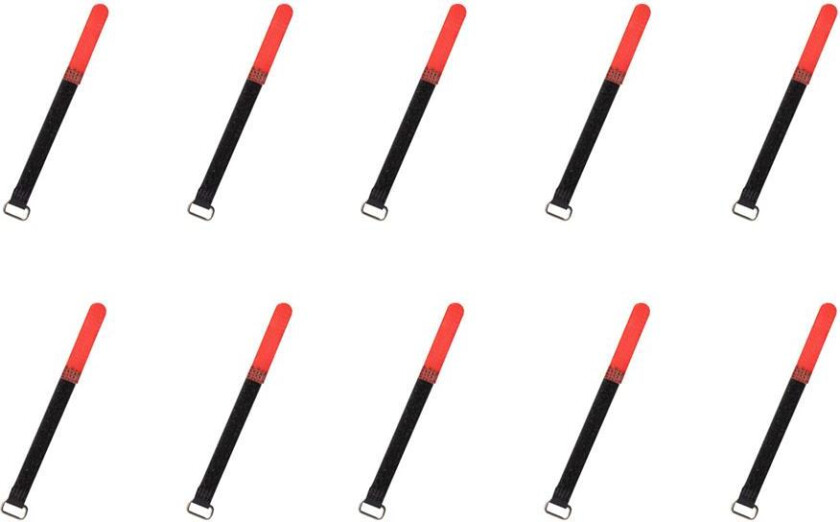 RockBoard Cable Ties, 10 pcs. Extra Small - Red