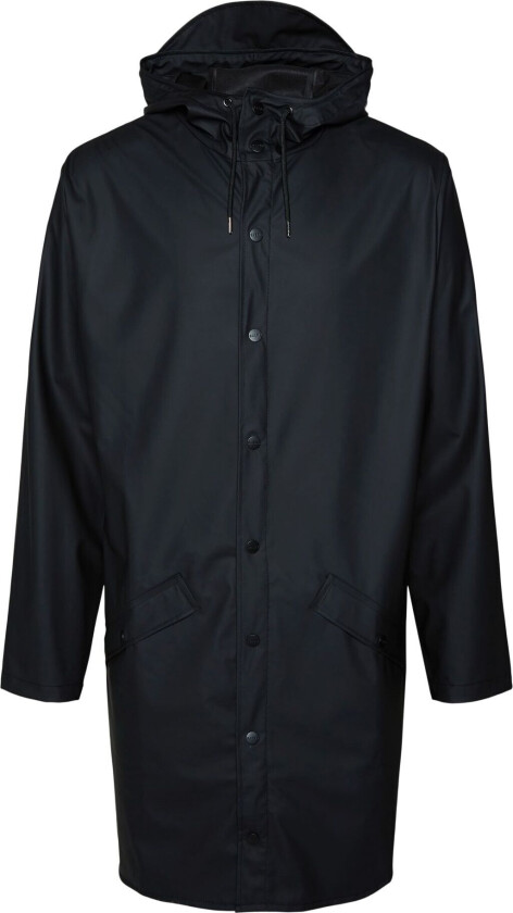 Rains Unisex Long Jacket S, Black
