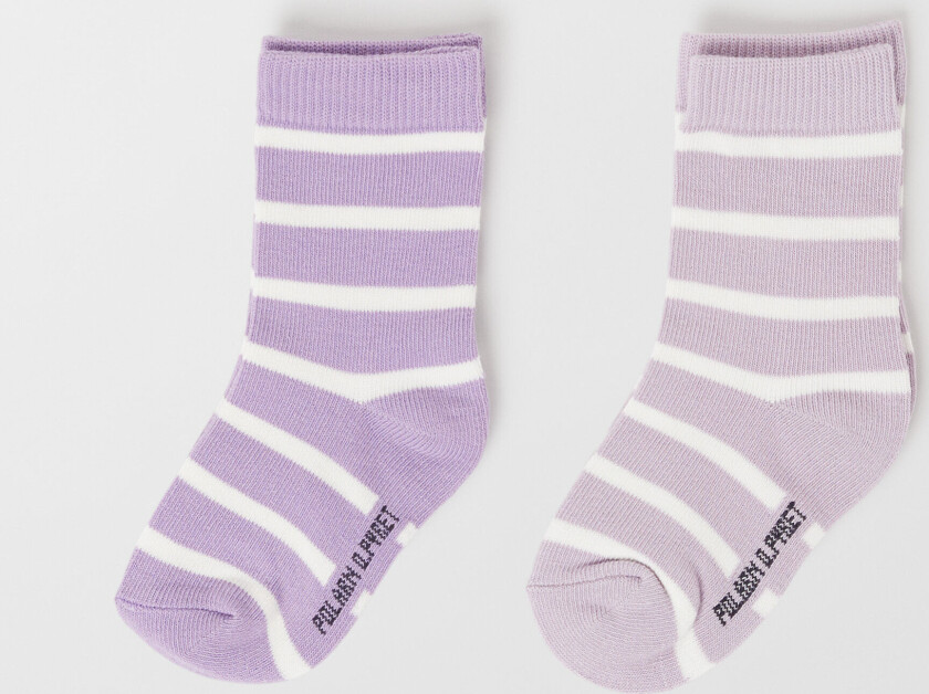 2-pakning sokker stripet 28 30