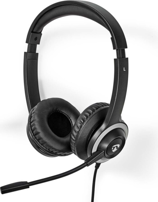 Nedis On-Ear Stereo Headset (USB-C/USB-A)