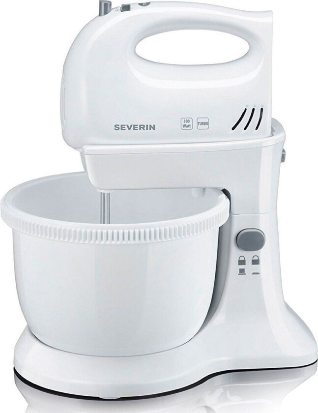 HM 3810 Håndmikser m/skål 300W (3 liter) Hvit
