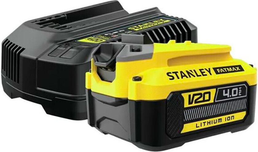 FATMAX SFMCB14M1-QW, Batteri- og ladersett, 4 Ah, 20 V, Stanley