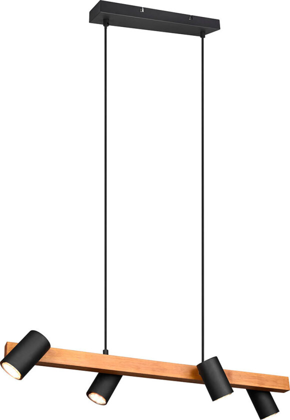 Trio Marley Pendellampe - 80cm (35W) Sort/Tre