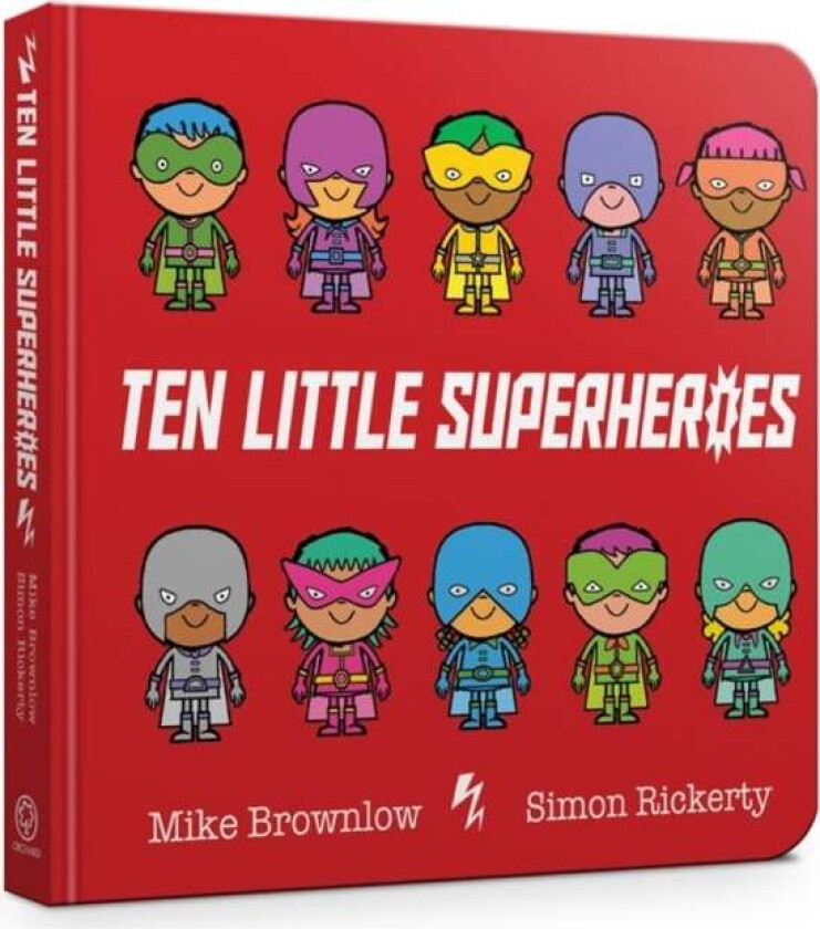 Ten Little Superheroes Board Book av Mike Brownlow