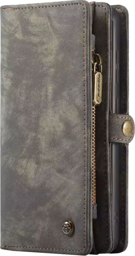 CASEME Samsung Galaxy S20 2-in-1 Retro Skinndeksel med Lommebok Grå